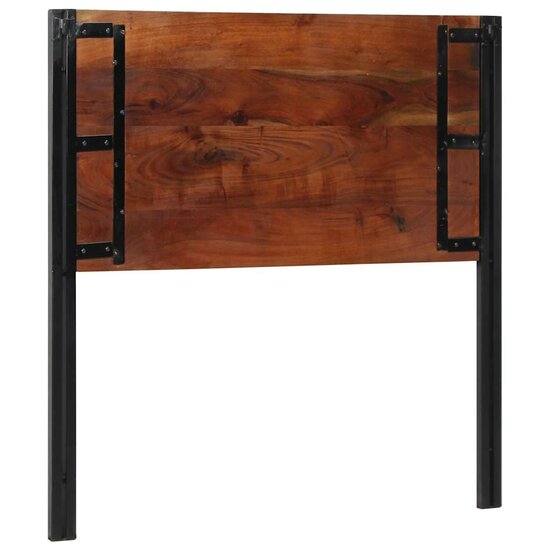 Hoofdeinde Massief Gerecycled En Ijzer 100 cm massief gerecycled hout