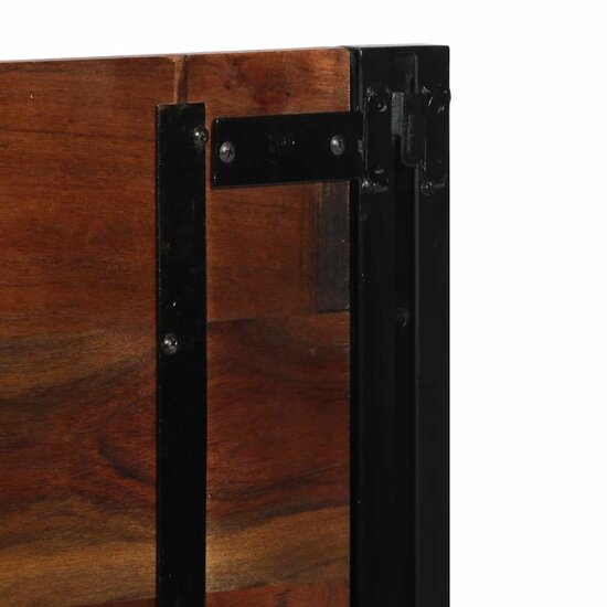 Hoofdeinde Massief Gerecycled En Ijzer 100 cm massief gerecycled hout