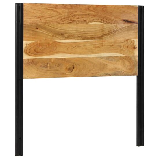 Hoofdeinde 100 cm massief hout acaciahout en ijzer