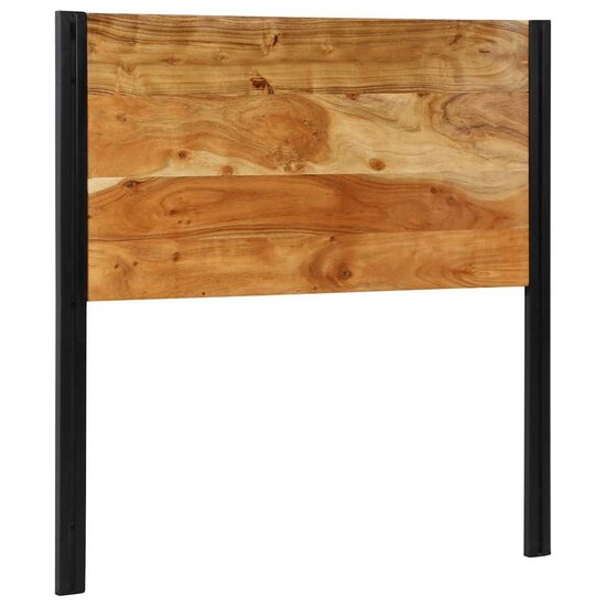 Hoofdeinde 100 cm massief hout acaciahout en ijzer