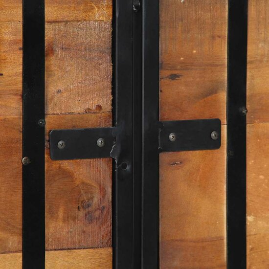 Hoofdeinde 160 cm massief gerecycled en ijzer
