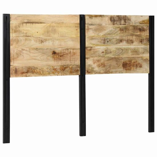Hoofdeinde Massief Hout Mango En Ijzer 140 cm massief mangohout