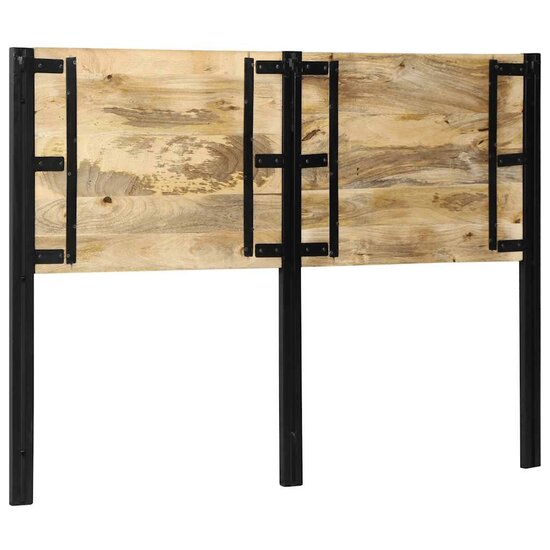 Hoofdeinde Massief Hout Mango En Ijzer 140 cm massief mangohout
