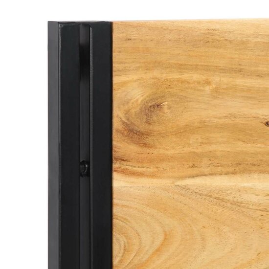 Hoofdeinde En Ijzer 160 cm Massief acaciahout