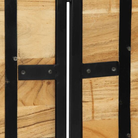 Hoofdeinde En Ijzer 160 cm Massief acaciahout