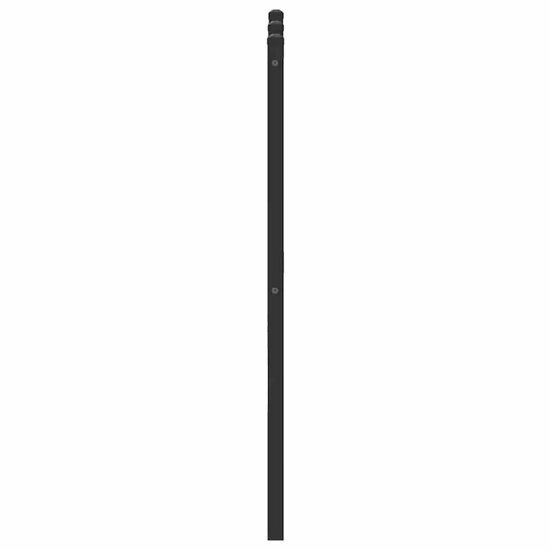 Hoofdbord 150 cm bewerkt hout en staal bruin eikenkleurig