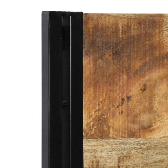 Hoofdeinde Massief Hout Mango En Ijzer 100 cm massief mangohout