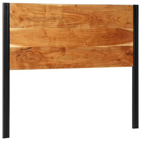 Hoofdeinde Massief Hout Acacia En Ijzer 120 cm Massief acaciahout