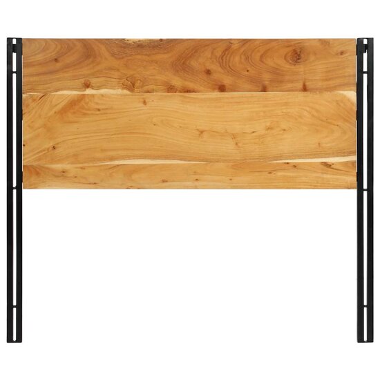 Hoofdeinde Massief Hout Acacia En Ijzer 120 cm Massief acaciahout