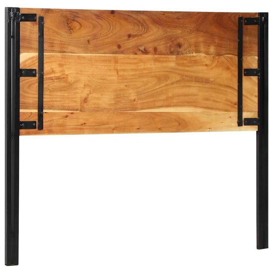 Hoofdeinde Massief Hout Acacia En Ijzer 120 cm Massief acaciahout