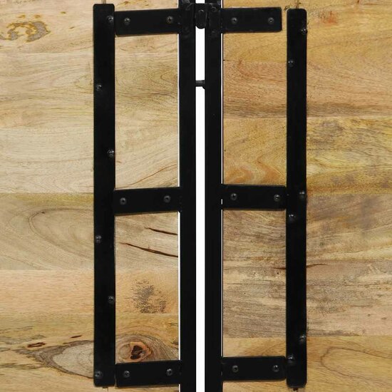 Hoofdeinde Massief Hout Mango En Ijzer 180 cm massief mangohout