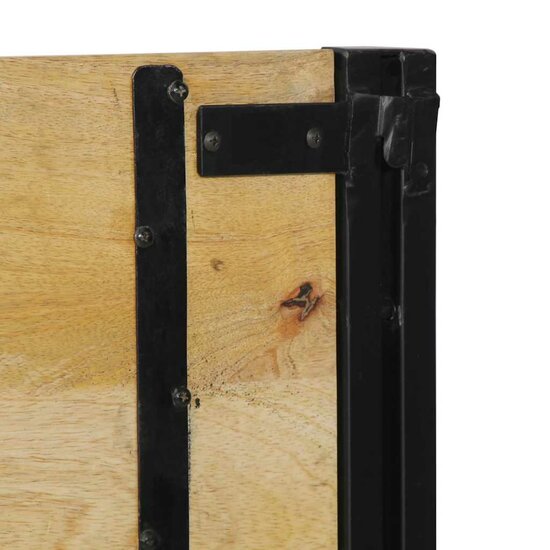 Hoofdeinde Massief Hout Mango En Ijzer 180 cm massief mangohout