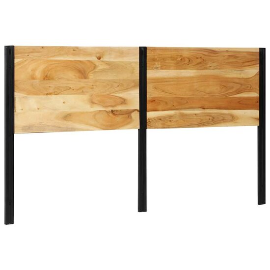 Hoofdeinde Massief Hout Acaciahout En Ijzer 180 cm Massief acaciahout