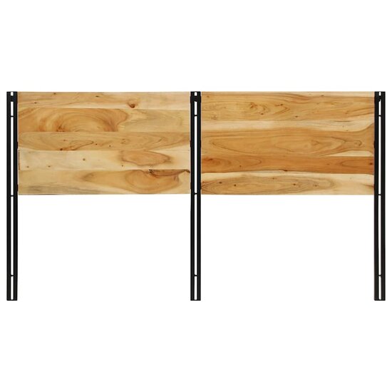 Hoofdeinde Massief Hout Acaciahout En Ijzer 180 cm Massief acaciahout