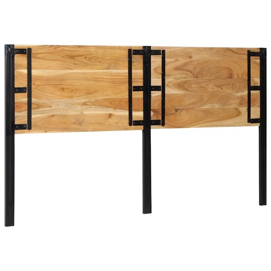 Hoofdeinde Massief Hout Acaciahout En Ijzer 180 cm Massief acaciahout