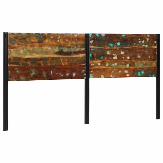 Hoofdeinde Massief Gerecycled En Ijzer 200 cm massief gerecycled hout