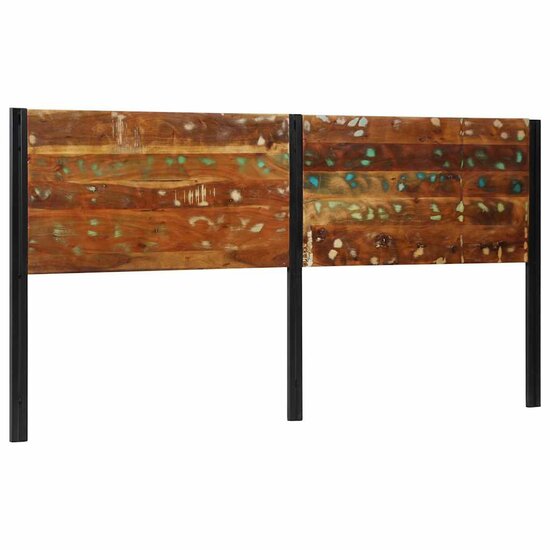 Hoofdeinde Massief Gerecycled En Ijzer 200 cm massief gerecycled hout