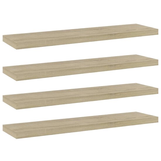 Wandschappen 40X10X1,5 Cm Bewerkt Hout Kleurig Sonoma Eiken 40 x 10 x 1.5 cm