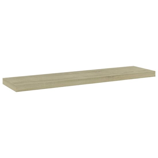 Wandschappen 40X10X1,5 Cm Bewerkt Hout Kleurig Sonoma Eiken 40 x 10 x 1.5 cm