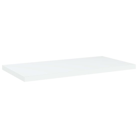 Wandschappen 4 st 40x20x1,5 cm bewerkt hout wit