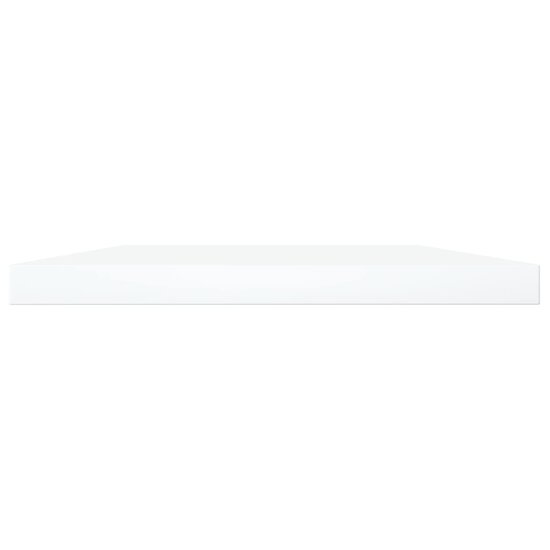 Wandschappen 4 st 40x20x1,5 cm bewerkt hout wit