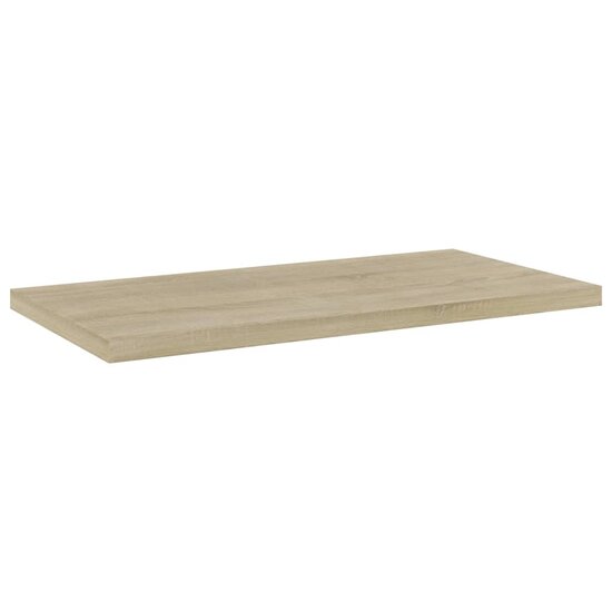 Wandschappen 4 st 40x20x1,5 cm bewerkt hout sonoma eikenkleurig