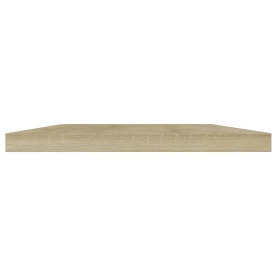 Wandschappen 4 st 40x20x1,5 cm bewerkt hout sonoma eikenkleurig