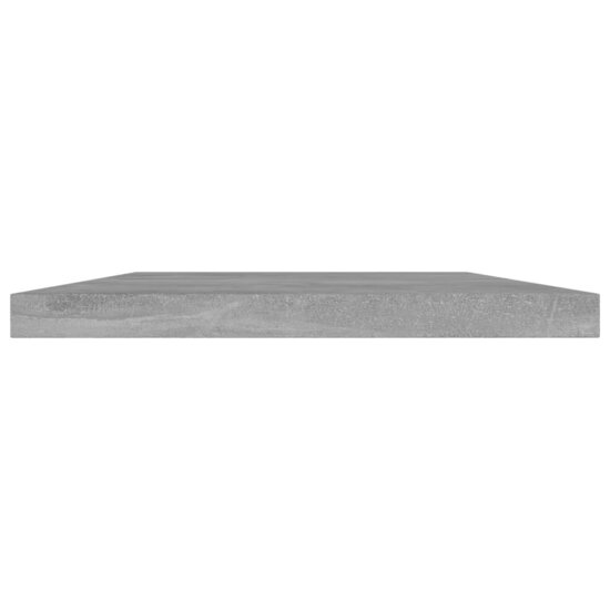 Wandschappen 4 st 40x20x1,5 cm bewerkt hout betongrijs