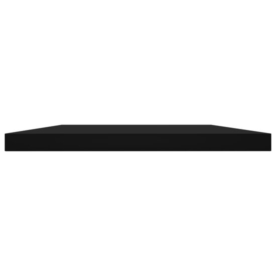 Wandschappen 40X30X1,5 Cm Bewerkt Hout Zwart 40 x 30 x 1.5 cm