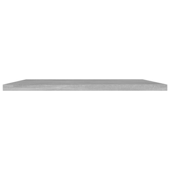 Wandschappen 4 st 40x40x1,5 cm bewerkt hout betongrijs