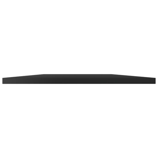 Wandschappen 8 st 40x50x1,5 cm bewerkt hout hoogglans zwart