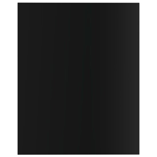 Wandschappen 8 st 40x50x1,5 cm bewerkt hout hoogglans zwart
