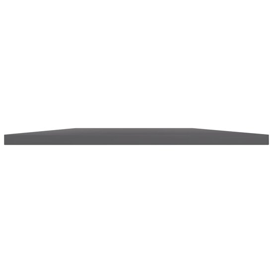 Wandschappen 8 st 40x50x1,5 cm bewerkt hout hoogglans grijs