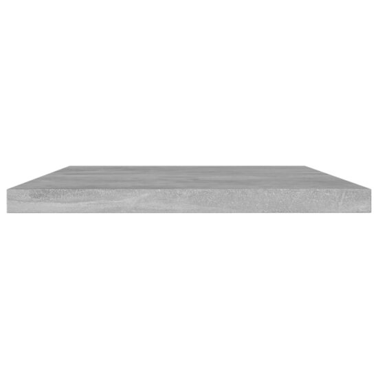 Wandschappen 60X10X1,5 Cm Bewerkt Hout Betongrijs 4 60 x 10 x 1.5 cm