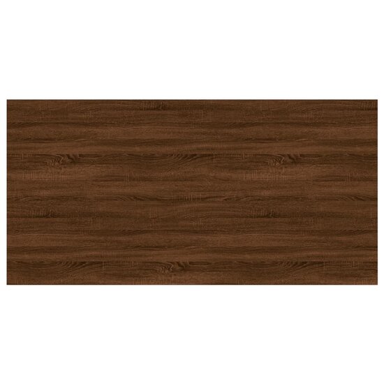 Wandschappen 4 st 100x50x1,5 cm bewerkt hout bruin eikenkleur