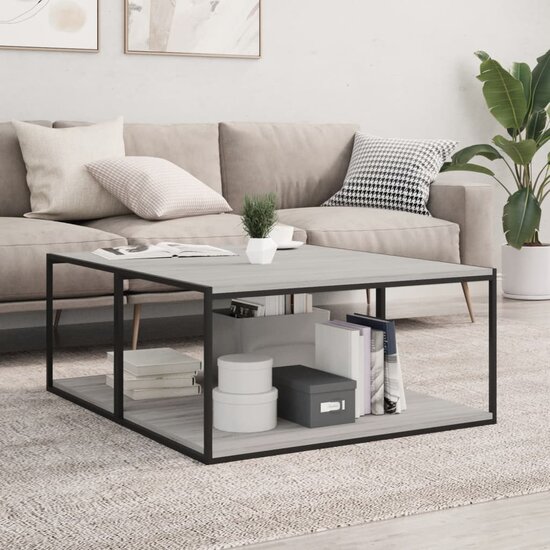 Wandschappen 80X50X1,5 Cm Bewerkt Hout Eiken Grijs Sonoma 4 80 x 50 x 1.5 cm