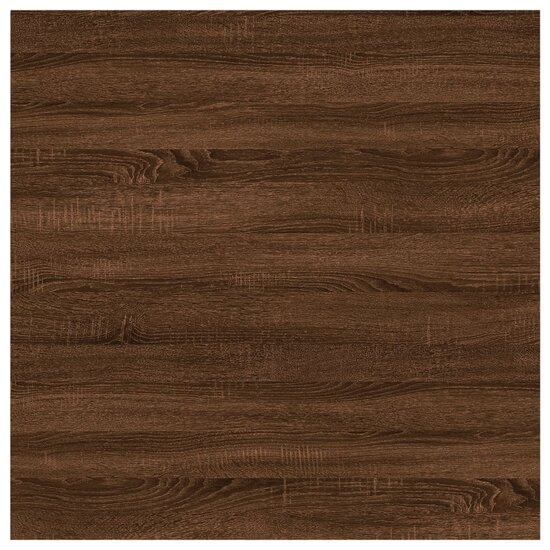 Wandschappen 40X40X1,5 Cm Bewerkt Hout Bruin Eikenkleur 40 x 40 x 1.5 cm