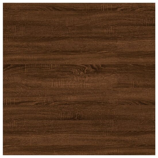 Wandschappen 40X50X1,5 Cm Bewerkt Hout Bruin Eikenkleur 40 x 50 x 1.5 cm