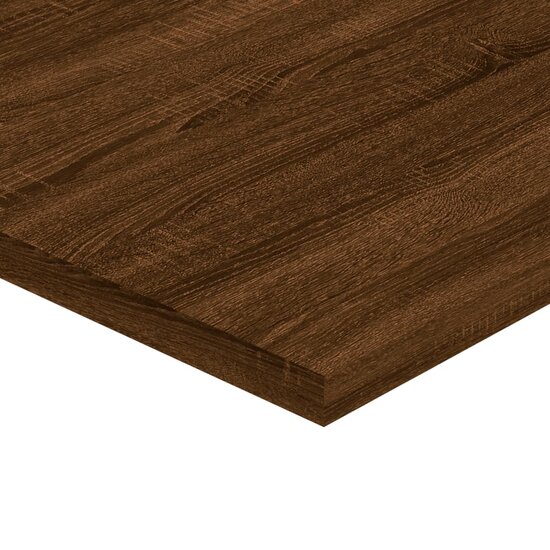Wandschappen 40X50X1,5 Cm Bewerkt Hout Bruin Eikenkleur 40 x 50 x 1.5 cm