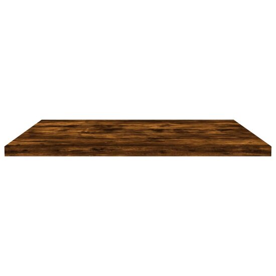 Wandschappen 4 st 40x40x1,5 cm bewerkt hout gerookt eikenkleur