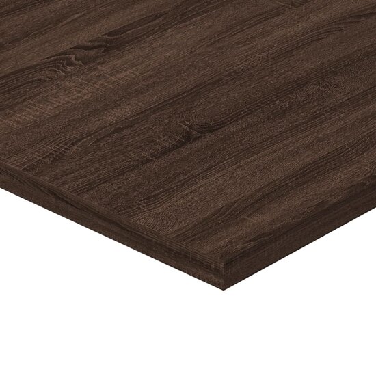 Wandschappen 4 st 60x40x1,5 cm bewerkt hout bruin eikenkleur
