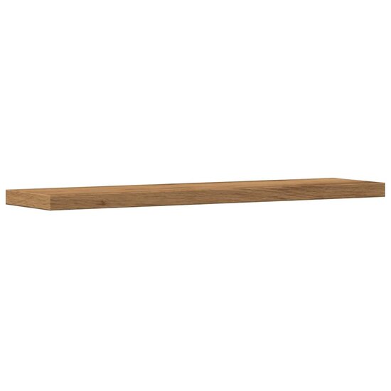 Wandschappen 40X10X1,5 Cm Bewerkt Hout Artisanaal Eiken Artisanaal Eikenkleurig 40 x 10 x 1.5 cm
