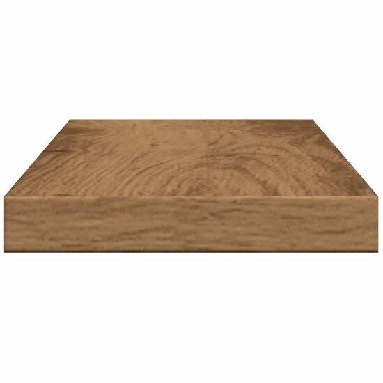 Wandschappen 40X10X1,5 Cm Bewerkt Hout Artisanaal Eiken Artisanaal Eikenkleurig 40 x 10 x 1.5 cm