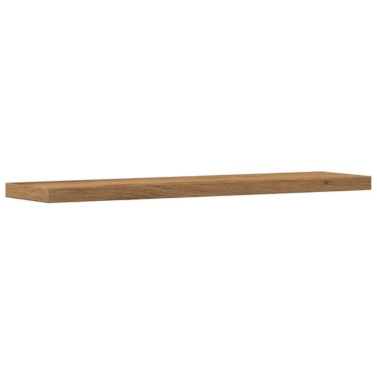 Wandschappen 40X10X1,5 Cm Bewerkt Hout Artisanaal Eiken Artisanaal Eikenkleurig 40 x 10 x 1.5 cm