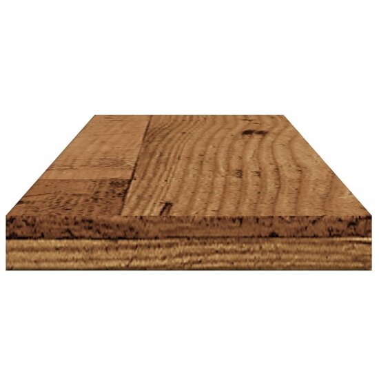 Wandschappen 4 st 60x10x1,5 cm bewerkt hout oud houtkleurig
