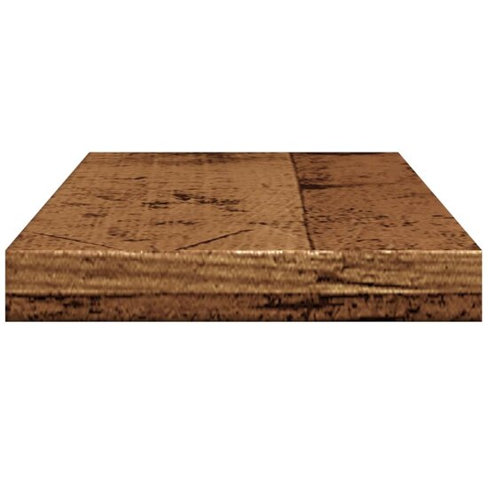 Wandschappen 40X10X1,5 Cm Bewerkt Hout Kleurig Oud Hout 40 x 10 x 1.5 cm