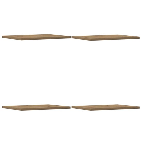 Wandschappen 40X30X1,5 Cm Bewerkt Hout Artisanaal Eiken Artisanaal Eikenkleurig 40 x 30 x 1.5 cm