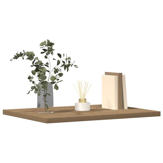 Wandschappen 40X30X1,5 Cm Bewerkt Hout Artisanaal Eiken Artisanaal Eikenkleurig 40 x 30 x 1.5 cm
