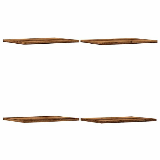 Wandschappen 40X30X1,5 Cm Bewerkt Hout Kleurig Oud Hout 40 x 30 x 1.5 cm