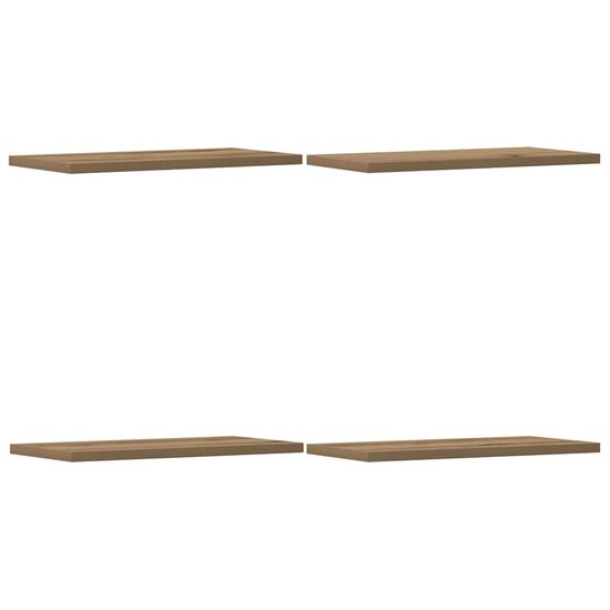 Wandschappen 40X20X1,5 Cm Bewerkt Hout Artisanaal Eiken Artisanaal Eikenkleurig 40 x 20 x 1.5 cm